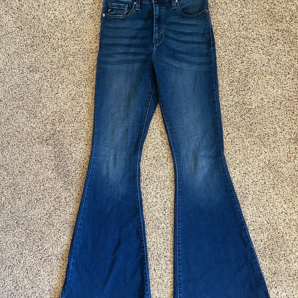 Women's Blue Flared Jeans